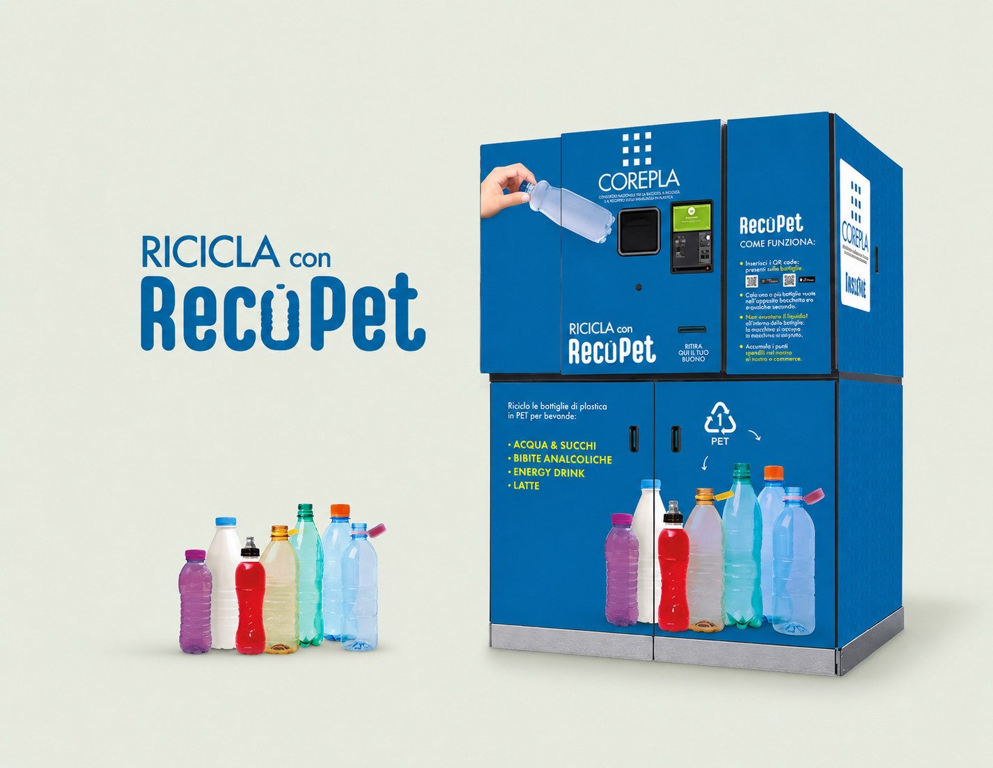 Progetto RecoPET con ecocompattatori Eurven