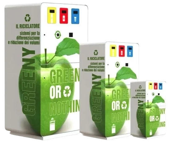 Compactador de residuos Eurven para reciclaje incentivado
