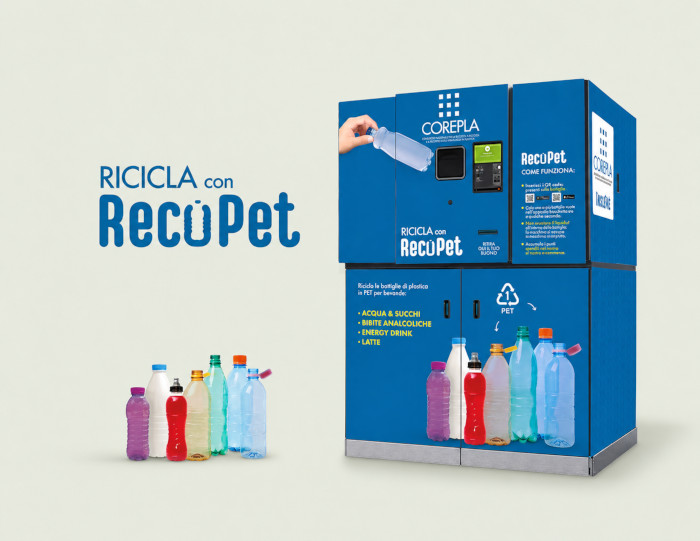 Ecocompattatori gratuiti Progetto RecoPET
